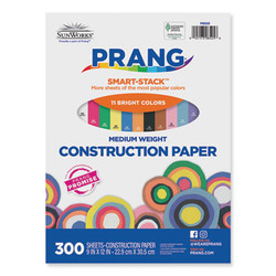 Prang® PAPER,CNST,9X12,300PK,AST P6525