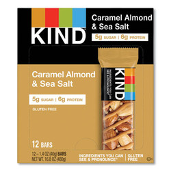 KIND Nuts And Spices Bar, Caramel Almond And Sea Salt, 1.4 Oz Bar, 12/box 18533