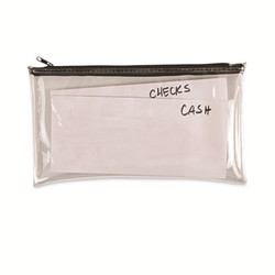 Universal® WALLET,ZIPPERED,2PK,CL/BL UNV69026