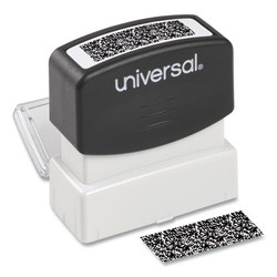 Universal® Security Stamp, Obscures Area 1.69 x 0.56, Black UNV10136