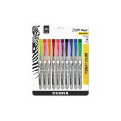 Zebra® HILIGHTER,ZAZZLE 10ST,AST 71111