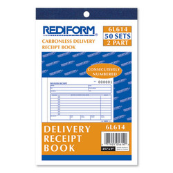 Rediform® BOOK,DEL RCPT,DUP,50 SETS 6L614