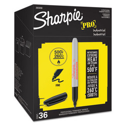 Sharpie® Industrial Permanent Marker Value Pack, Fine Bullet Tip, Black 2003898