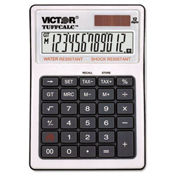 Victor® Tuffcalc Desktop Calculator, 12-Digit Lcd 99901