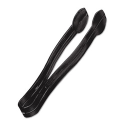 WNA Plastic Tongs, 9 Inches, Black, 48/case WNA A7TSBL
