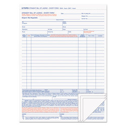 TOPS™ Bill of Lading, Four-Part Carbonless, 8.5 x 11, 50 Forms Total 3847