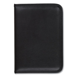 Samsill® Professional Padfolio, 3/4w X 9 1/4h, Open Style, Black 70811