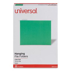 Universal® FOLDER,HANG,LTR,25/BX,BRG UNV14117EE