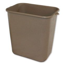 Impact® Soft-Sided Wastebasket, 28 qt, Polyethylene, Beige IMP 7702 BEI