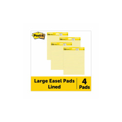 Post-it® Easel Pads Super Sticky PAD,25X30, 4 PK,YW 561VAD4PK