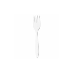 Dart® Style Setter Mediumweight Plastic Forks, White, 1000/carton F6BW