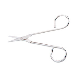 First Aid Only™ Scissors, 4.5" Long, Straight Nickel Handle FAE-6004