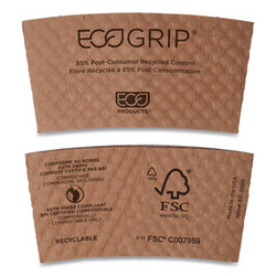 Eco-Products® SLEEVE,HOT CUP,BRKR EG-2000