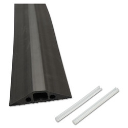 D-Line® Medium-Duty Floor Cable Cover, 2.75 X 0.5 X 6 Ft, Black US/FC68B
