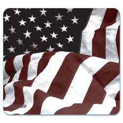 Allsop® Naturesmart Mouse Pad, 8.5 x 8, American Flag Design 29302