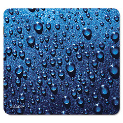 Allsop® Naturesmart Mouse Pad, 8.5 x 8, Raindrops Design 30182