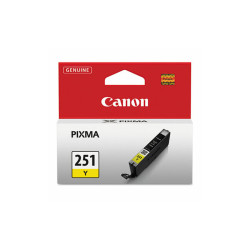 Canon® 6516b001 (cli-251) Chromalife100+ Ink, 330 Page-Yield, Yellow 6516B001