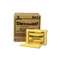 Chix® Stretch 'n Dust Cloths, 12.6 x 17, Yellow, 40/Pack, 10 Packs/Carton 413