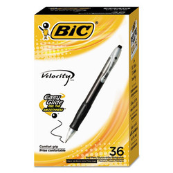 BIC® PEN,VELOCITY,36/PK,BK VLG361-BLK