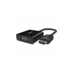 Belkin® HDMI to VGA + 3.5mm Audio Adapter, 5", Black F2CD058