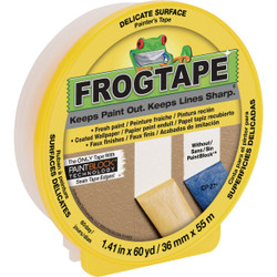 FrogTape 1.41 In. x 60 Yd, Delicate Surface Masking Tape 280221
