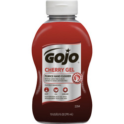 GOJO 10 Oz. Cherry Gel Pumice Hand Cleaner 2354-08