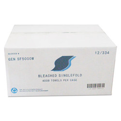 GEN TOWEL,SGL FLD9X9,12/334WH GENSF5000W