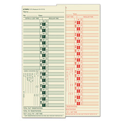 TOPS™ CARD,TIME,500BX 1275