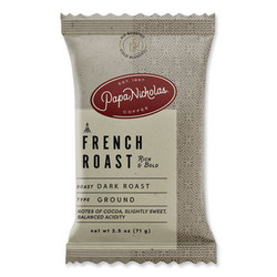 PapaNicholas® Coffee Premium Coffee, French Roast, 18/carton 25183