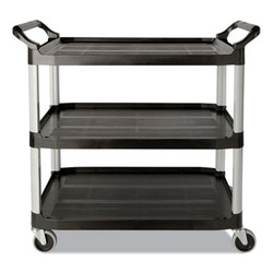 Rubbermaid® Commercial CART,UTLTY,4"SWVLCASTR,BK FG342488BLA