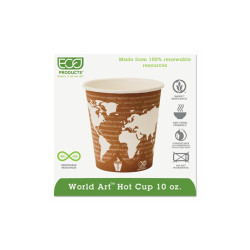 Eco-Products® CUP,10OZ ECO HOT CUP,MRN EP-BHC10-WA