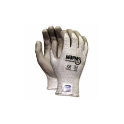 MCR™ Safety Memphis Dyneema Polyurethane Gloves, Large, White/gray, Pair 9672L
