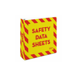 Avery® BINDER,SDS,3",YW/RD 18952