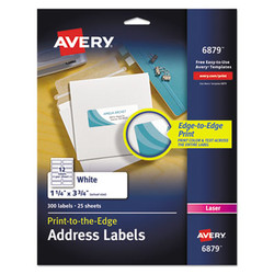 Avery® LABEL,LR CLR PRT 12UP,WHT 06879