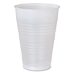 Dart® High-Impact Polystyrene Cold Cups, 16 oz, Translucent, 50/Pack Y16T
