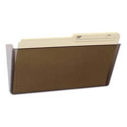 Storex Wall File, Legal Size, 16" x 4" x 7", Smoke 70208U06C