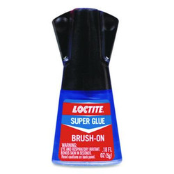Loctite® Super Glue Brush On, 0.17 Oz, Dries Clear 1365734