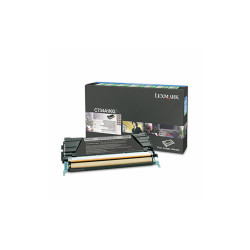 Lexmark™ C734a1kg Return Program Toner, 8,000 Page-Yield, Black C734A1KG