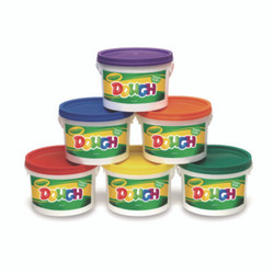 Crayola® Modeling Dough Bucket, 3 Lbs, Assorted Colors, 6 Buckets/set 570016