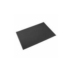 Crown Ribbed Vinyl Anti-Fatigue Mat, 24 X 36, Black FL 2436BK