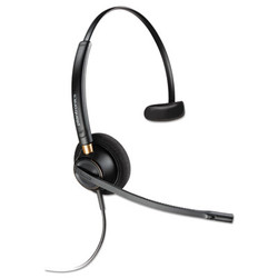 poly® EncorePro 510 Monaural Over The Head Headset, Black 8943301