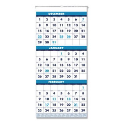 House of Doolittle™ CALENDAR,WALL,3 MONTH,BE 3640