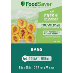 Food Saver 1 Quart Vacuum Sealer Bag (44-Pack) 2159417
