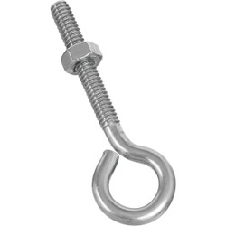 National 1/4 In. x 3 In. Stainless Steel Eye Bolt Pack of 10