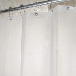 iDesign Gia 72 In. x 72 In. Clear Vinyl Shower Curtain Liner 14551