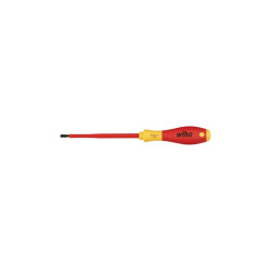 SoftFinish Insulated Screwdriver,  Slotted, 8 in L 1000 volt Certified