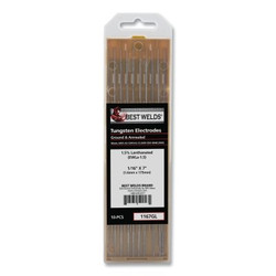 1.5%anthanated Tungsten Electrode, 1/16 in x 7 in, 10 PK