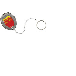 Key Caddy, Silver, Stainless Steel Chain & Key Ring, 21 in