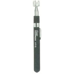 Telescoping Magnetic Pick-Up Tool, 5 lb Load Capacity, 1/2 in dia, 7-1/4 in L to 33-3/4 in L, Pocket Clip