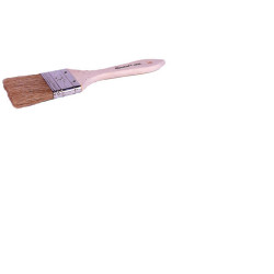 Economy Chip and Oil Brush, 2 in Wide, 1-1/2 in Trim, White Bristle, Wood Handle